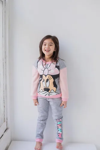 Miniatura 4 de Disney Minnie Mouse - Conjunto de sudadera y pantalones de forro polar, tallas de recién nacido a niño grande (recién nacido - 14-16)