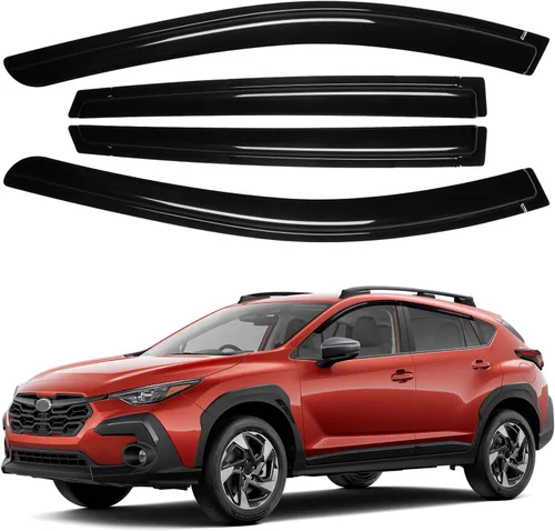 Miniatura 65 de Canvcle RAV4 Rain Guards - Window Visors for Toyota RAV4 2006-2012, Outside-Mount Tape-On Side Window Wind Deflectors for RAV4 Accessories, Vent