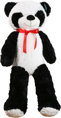 Miniatura 4 de Joyfay Oso de panda gigante de 39 pulgadas, peluche grande de 3 pies de alto, adorable y lindo panda de peluche de 39.4 in
