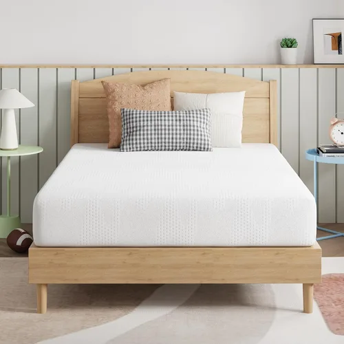 Miniatura 18 de Novilla Colchón tamaño Queen de 5 pulgadas, colchón de espuma viscoelástica de gel para dormir fresco por la noche y aliviar la presión, colchones