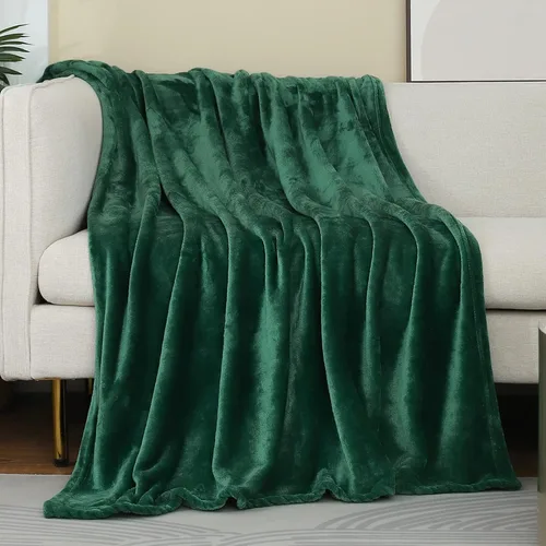 Miniatura 23 de Manta blanca de Navidad súper suave y acogedora para sofá o cama. Manta de microfibra de felpa ligera, 50x60 pulgadas Blanco