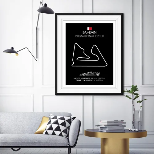 Miniatura 146 de Custom Car Posters Póster hecho a mano compatible con Autodromo Enzo e Dino Ferrari (Imola, Italia), póster de pista de carreras diseñado