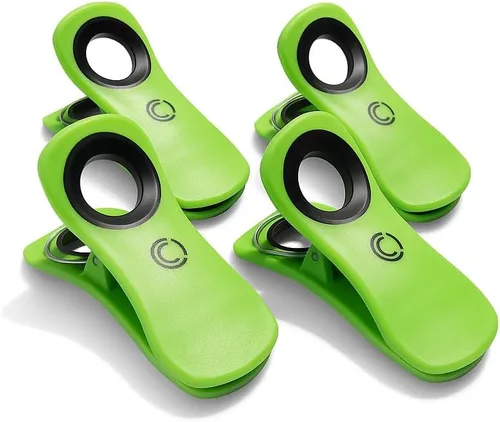 Clips para toallas de playa, soporte de toalla de piscina de acero inoxidable de 3 pulgadas con clips de toalla de crucero de apertura grande de 2.5