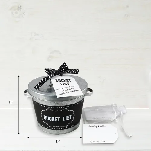 Miniatura 3 de Young's Inc Cubeta para parejas – Cubo de lata de 7 pulgadas – Regalos de inauguración de la casa para el nuevo hogar – Regalo de boda para pareja