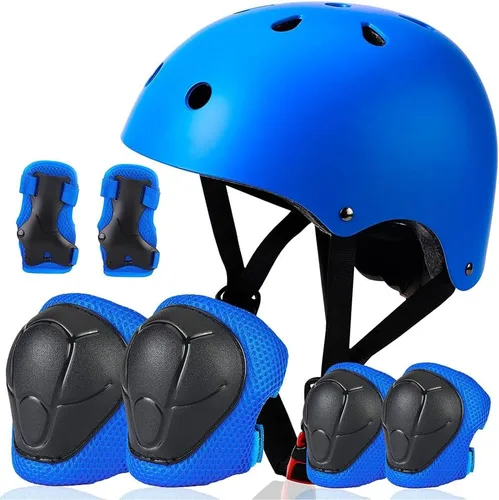 Miniatura 13 de Besttravel Casco para niños, casco ajustable para niños pequeños de 3 a 8 años de edad, para niños y niñas, seguridad multideportivo Azul