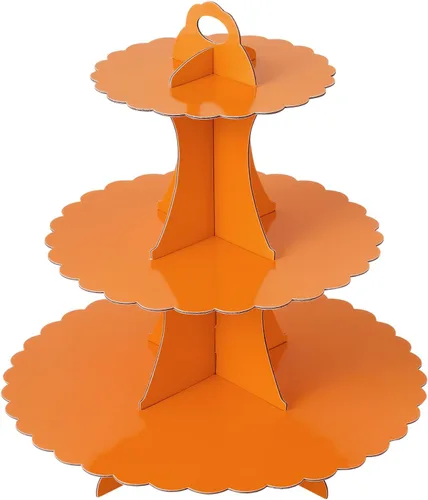Miniatura 21 de Soleebee Soporte para Cupcakes de 3 Niveles, Torre de Cupcakes de Cartón, Torre de Soporte para Pasteles de Postre para Decoración de Cumpleaños