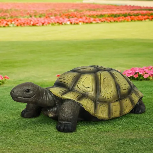 Miniatura 10 de SKYFIRE Estatuas de tortuga para jardín, figuras de hormigón reforzado con fibra de 29.5 x 15.7 x 11.8 pies, esculturas de jardín y decoración
