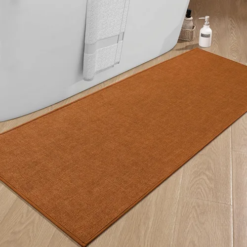 Miniatura 24 de chakme Alfombras de Baño 24x17, Alfombra de Baño Ultra Delgada Antideslizante Pequeña de Secado Rápido Absorbente para Piso de Baño