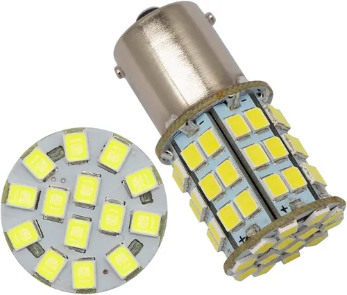 Miniatura 5 de GRV BA15S 1156 1141 foco LED 4 W 56-2835 SMD súper brillante corriente continua y alterna 12 V-24 V 40 W, lámpara de halogéno de reemplazo