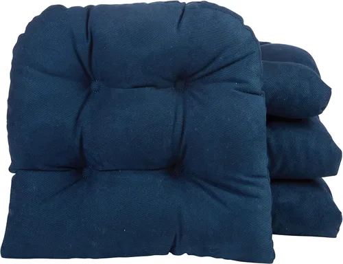Miniatura 13 de Klear Vu Gripper Overstuffed - Cojines universales antideslizantes para silla de comedor para decoración de cocina o uso de oficina, almohadilla
