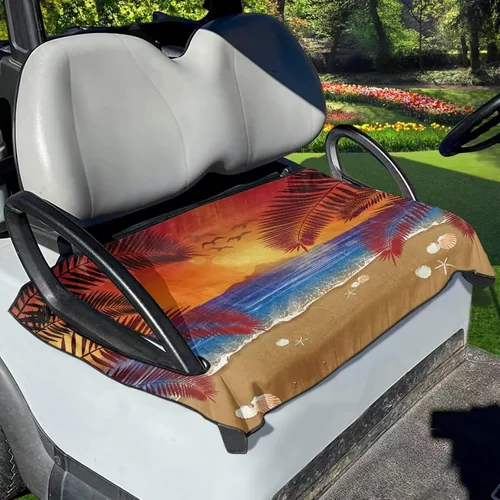 Miniatura 6 de Flashideas Aztec Features - Fundas de asiento de carrito de golf, protección de asiento para todas las estaciones, universal, para club car