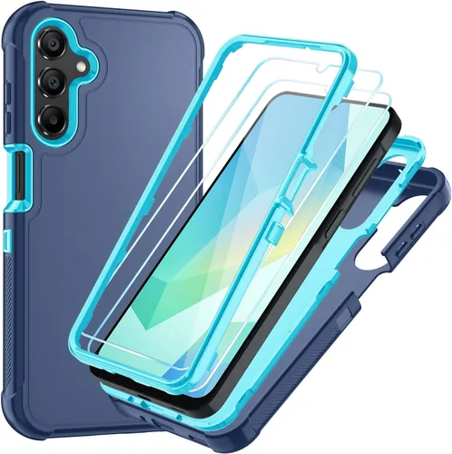 Miniatura 8 de Funda para Samsung Galaxy A16 5G: Cubierta de Teléfono a Prueba de Golpes de 3 Capas con Protector de Pantalla HD, Protección Híbrida Protectiva