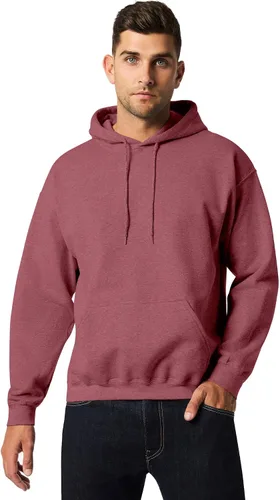Miniatura 13 de Gildan - Sudadera con capucha para hombre, mezcla pesada, cordón de ajuste, Rosa de seguridad