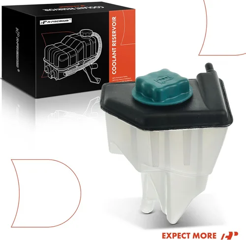 Miniatura 8 de A-Premium Tanque de depósito de desbordamiento de expansión de refrigerante del radiador del motor con tapa Compatible con Volvo S40 V40 2000 2001