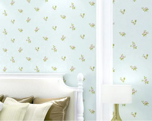 Miniatura 4 de DAWEI Papel tapiz pastoral moderno no tejido en relieve profundo 3D rosa floral para dormitorio, sala de estar, habitación de los niños, 1.73 pies