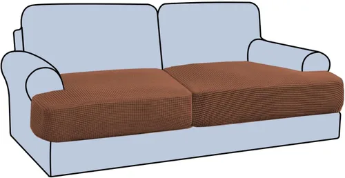 Miniatura 19 de H.VERSAILTEX Funda Elástica para Sillón Sofá con Cojín en Forma de T, Fundas de Cojín en T para Sala de Estar, Funda para Sillón Sofá, Funda