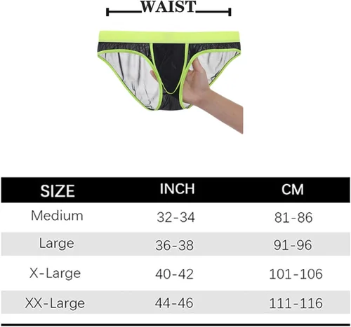Miniatura 6 de ZONBAILON Calzoncillos para hombre de doble bolsa de seda de hielo transparente ultrafina que absorbe el sudor