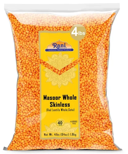 Miniatura 20 de Rani Masoor Dal (lentejas rojas indias) Gramo partido, 32 onzas (2 libras) 32.03 oz ~ Todo natural Apto para gluten Sin OMG Kosher Vegano