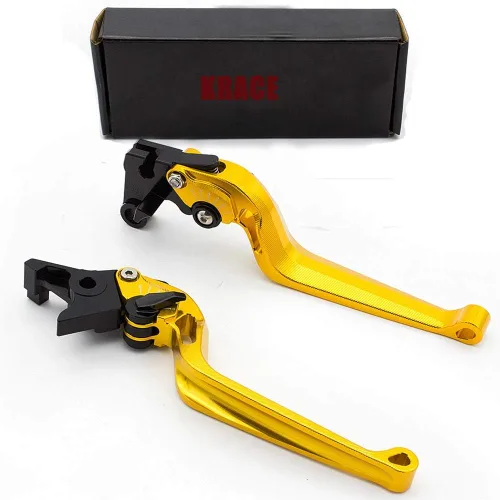 Krace Palancas de freno de embrague de motocicleta para Kawasaki ZX6R / ZX636R / ZX6RR 2000-2004 2001 2002 2003 VERSYS 1000 2012-2014 2013