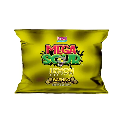 Miniatura 25 de Barnetts - Mega Sour Candy Apple 3.67 oz - Bolsas dulces de moda - Dulces tradicionalmente hechos a mano - Revestimiento agrio dura 20 segundos