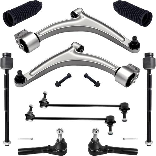 Miniatura 9 de TUCAREST 2 piezas K80354 K80355 izquierdo derecho delantero inferior brazo de control y rótula conjunto compatible con Bu-ick Lucerna 2006 2007 2008