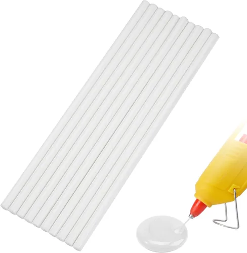 Miniatura 6 de 10 unidades de mini palos de pegamento caliente para pistola de 0.396 pulgadas x 7.975 pulgadas (0.276 in x 7.874 in) para manualidades de arte
