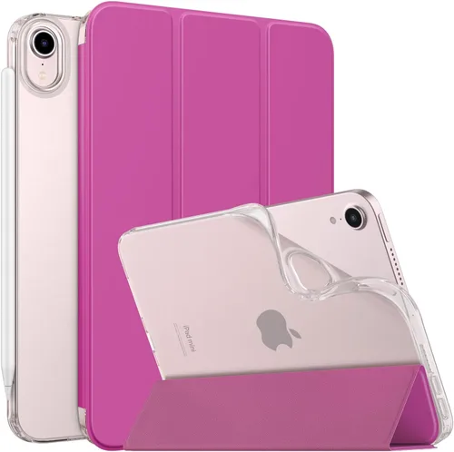 Miniatura 21 de MoKo Funda para el nuevo iPad mini 7 (A17 Pro) 2024, Funda para iPad mini de 6ª generación 2021 (21,08 cm), Funda para iPad mini 6, Funda trasera