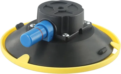 Miniatura 5 de Ventosa de vidrio Ventosas de vacío de 6 pulgadas para levantar vidrio grande con base de montaje de bomba de mano, herramienta de ventosa