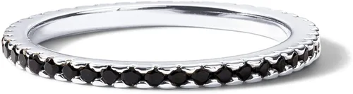 Miniatura 3 de PAVOI 14K Gold Plated Sterling Silver Colored CZ Stones Stackable Ring Simulated Diamond Eternity Bands for Women