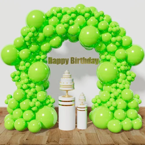 Miniatura 14 de Kit de arco de globos de color rosa claro, 111 piezas de globos de látex de 18, 12 y 5 pulgadas, guirnalda de globos de fiesta para cumpleaños, baby
