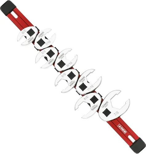 Miniatura 11 de ARES 33014 - Llave flexible para patas de gallo de 1/2 pulgada - Llave Crowfoot de 12 puntos de 0.866 in (7/8 pulgadas) - Cabezal flexible de 180