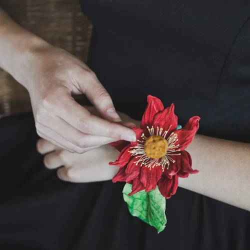 Miniatura 5 de Chinco 24 bandas elásticas para muñeca, pulseras elásticas para muñeca, accesorios de muñeca elegantes para bodas, fiestas, novia, dama de honor