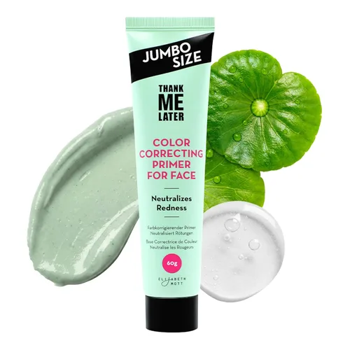 Miniatura 11 de Elizabeth Mott Thank Me Later - Prebase de maquillaje matificante para control de brillo y grasa, minimiza los poros, oculta líneas finas y arrugas