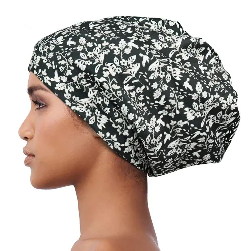 Miniatura 84 de Alnorm - Gorro con forro de satén y suave banda elástica para hombres y mujeres, talla única Se ajusta a la mayoría