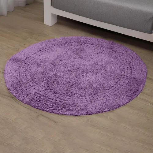 Miniatura 79 de Home Weavers Classy - Juego de alfombras de baño 100 % algodón, decoración de baño, lavable, extrasuave y absorbente, tapete de cocina, juego de Aqua