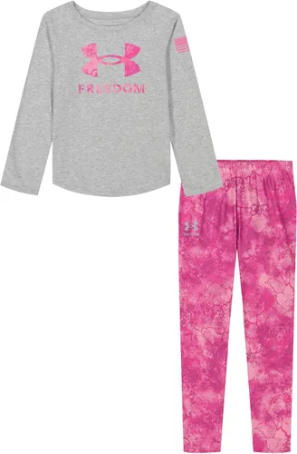 Miniatura 5 de Under Armour baby-girls Ua Terrazzo Leopard Heart SetShort Set
