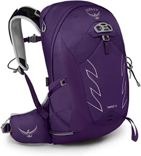 Miniatura 11 de Osprey Tempest 20L Mochila de senderismo para mujer con cinturón de cadera, color negro sigiloso, WM/L Negro (Stealth Black)