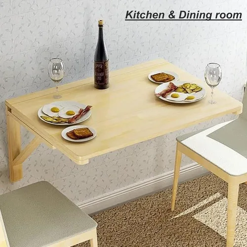 Miniatura 4 de Escritorio plegable para computadora montado en la pared, mesas de hojas sueltas para espacios pequeños, mesa de comedor de cocina, mesa colgante