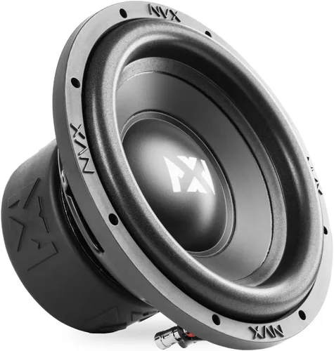 NVX NSW102 Versión 3 (NSW102v3) 1000 W pico (500 W RMS) Serie N v3 Subwoofer dual de 10 pulgadas para automóvil de 2 ohmios
