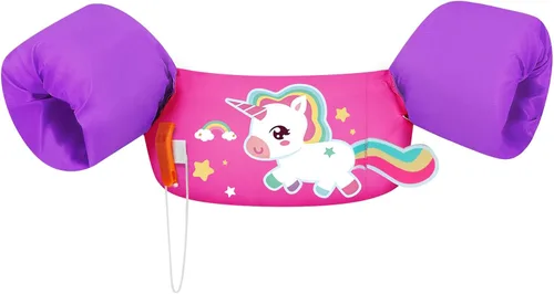Miniatura 14 de HeySplash Chaleco de Natación para Niños, Flotadores de Piscina para Niños Pequeños, Chaleco de Natación para Niños con Correa Ajustable, Chaqueta