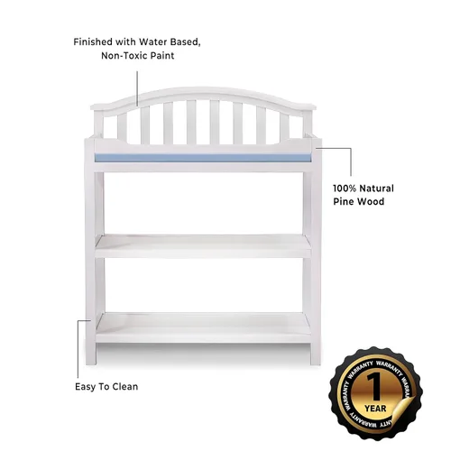 Miniatura 4 de Sorelle Furniture Berkley - Cómoda para guardería, muebles de dormitorio de niños, cajones de tocador, mesita de noche para habitación de niños