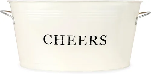 Miniatura 5 de Cubos de Bebida Twine Cheers, Cubos Galvanizados para Entretener, Cubos de Bebidas para Fiestas, Gran Cubo de Hielo y Canasta de Regalo, Cubos
