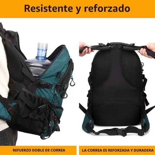 Miniatura 6 de Nerlion Mochila de senderismo de 40L, mochila de viaje para hombres y mujeres, camping, impermeable, mochila de día para senderismo al aire libre