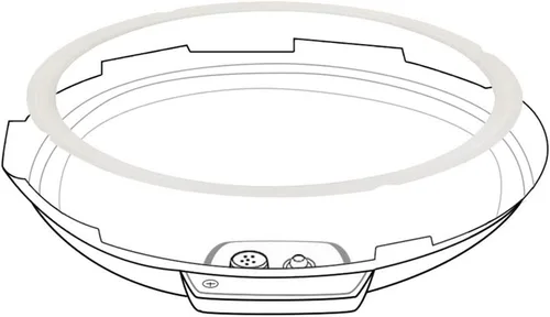 Miniatura 3 de Anillo de sellado original para olla eléctrica FARBERWARE de 6 cuartos de galón, anillos de sellado de junta de silicona de repuesto para olla a