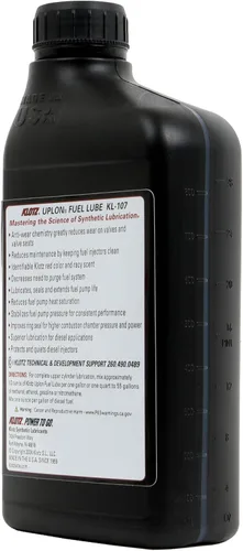 Miniatura 7 de Klotz UpLon Upper Cylinder - Tratamiento de lubricante de combustible de alcohol y gas TechniPlate Lubricante sintético para motores de 4 tiempos