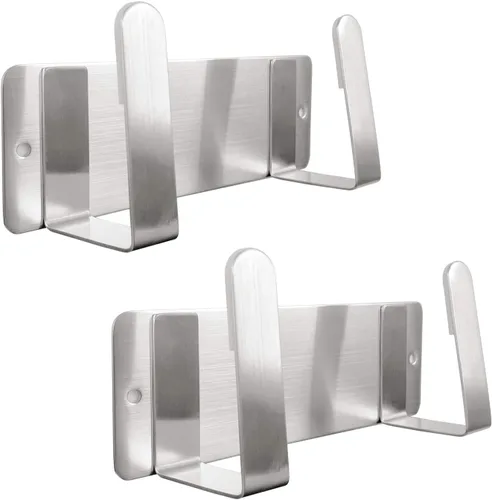 Miniatura 15 de Estante para tapa de olla, soporte de almacenamiento multifuncional de acero inoxidable 304 montado en la pared, se adapta a tablas de cortar, tapas