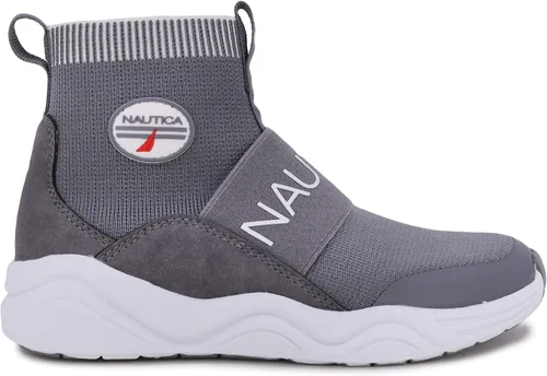 Miniatura 2 de Nautica Zapatos deportivos Silas de caña alta para niños con soporte mejorado para el tobillo, disponibles en tallas para niños grandes, niños