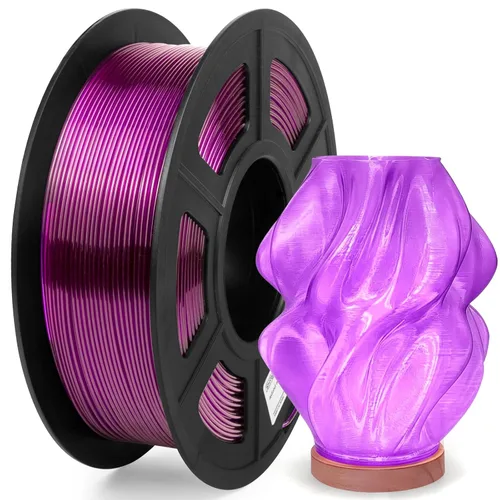 Miniatura 20 de IEMAI Paquete de filamento PETG de 0.069 in, filamento de impresora 3D multicolor translúcido degradado de hasta 23.622 in/s de impresión rápida, 4