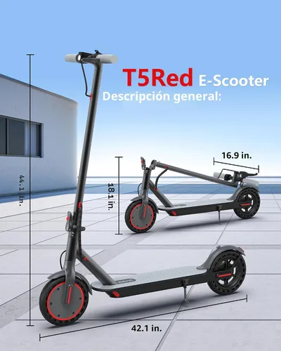 Miniatura 8 de NAVIC Electric Scooter with Dual Suspension, 8.5”/10" Tires, 350W/500W Motor, 19/22 Mph, Max 22/25/27/49Miles Range, Foldable E Scooter for Adults