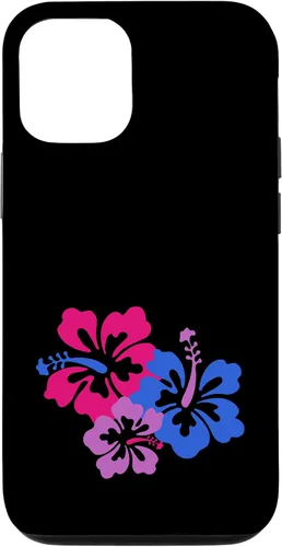 Miniatura 27 de Funda para iPhone 13 Pro Bisexual Bi Pride Sutil Hibiscus Flower Hawaii LGBT LGBTQ